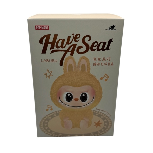 Popmart Have A Seat Labubu Other - Authentic Labubu Have A Seat Blind Sealed Box NEW